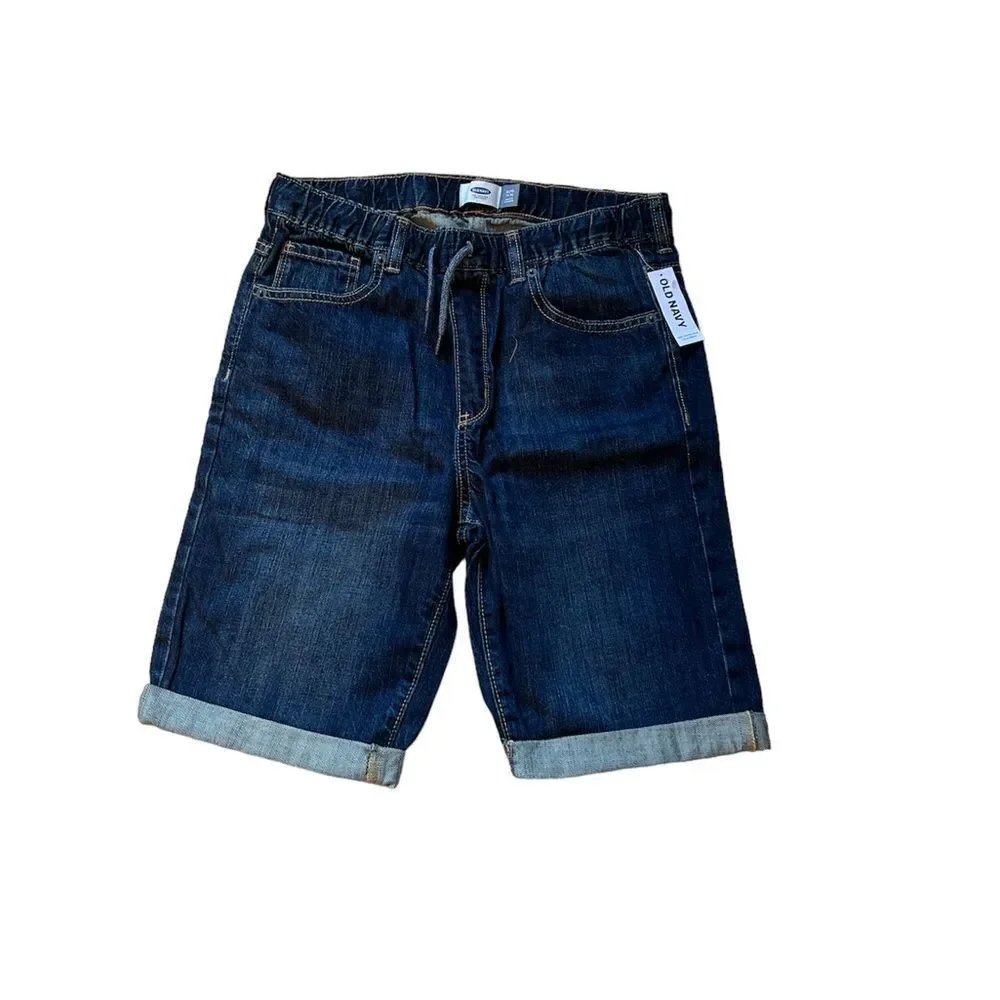 Old Navy cuffed boys size XL (14-16) Jean shorts.